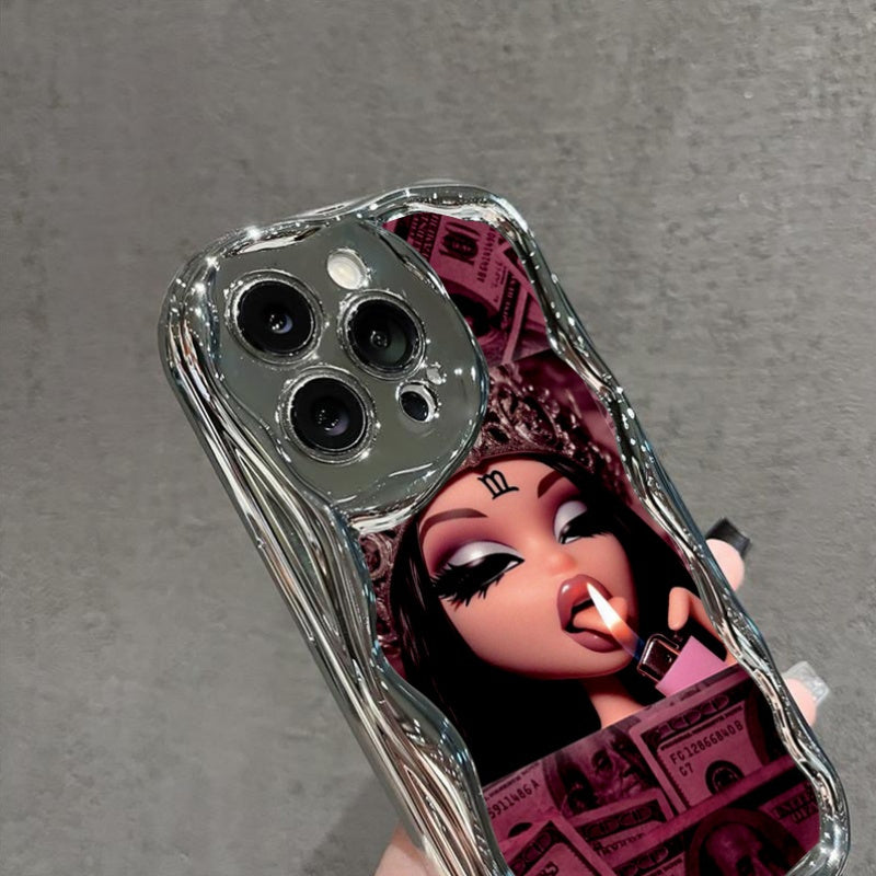 Elegant And Opulent: A Stylishly Designed Soft Protective Phone Case with a Luxurious Finish for Iphone Models 16, 15, 14, 13, 12, 11 Pro And Promax, As Well As 16, 15, 14 Plus, Featuring a Cute Fashionable Thick Shockproof D